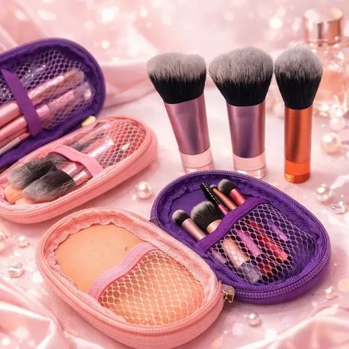Set X10 Brochas Naez Mini Maquillaje