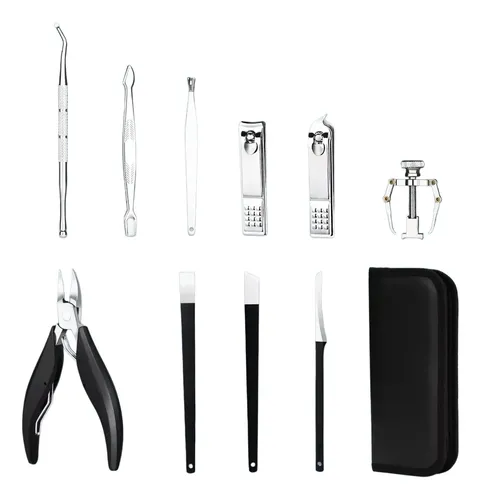 Set Profesional De Manicura Y Pedicura De 13 Piezas