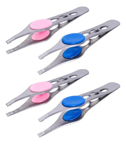 A W Pinzas De Acero Inoxidable Para Maquillaje Y Cejas, 4 W
