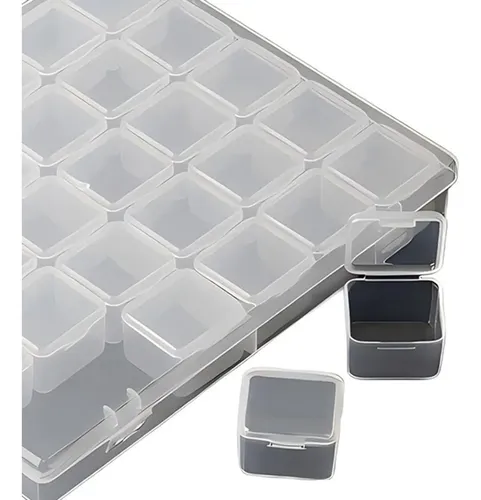 Caja De Almacenamiento De 2 Cuentas, Caja De Almacenamiento