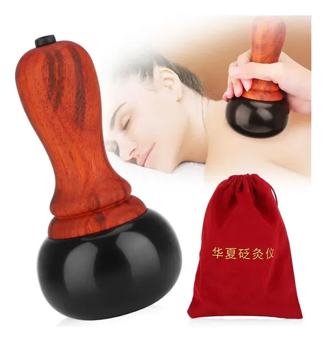 Masajeador Eléctrico Gua Sha De Piedra Natural Pastsky Hot S