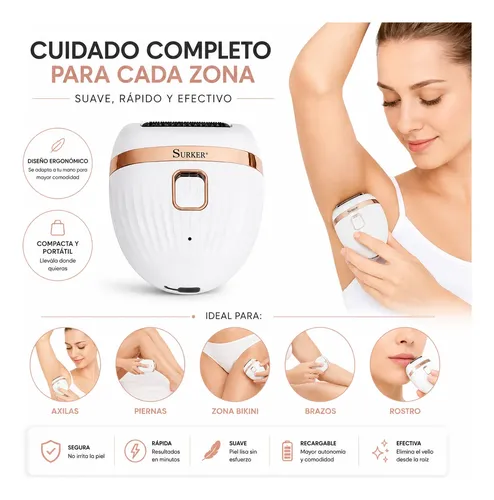 Depiladora Portatil Mujer Recargable Usb