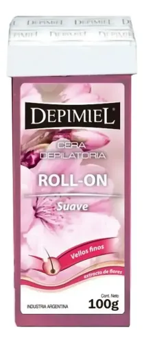 Cera Descartable Roll On Depimiel Suave 100 Gr