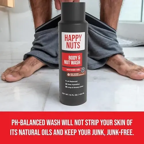 Happy Nuts Gel De Ducha Corporal Big Wood Para Hombres