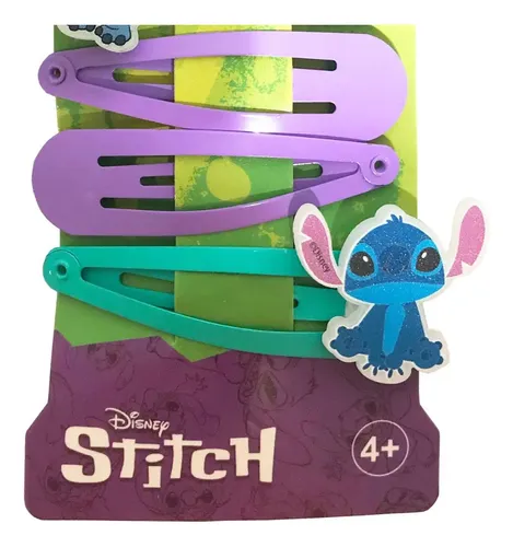 Set Hebillas Stitch Accesorio Para El Pelo Original Disney