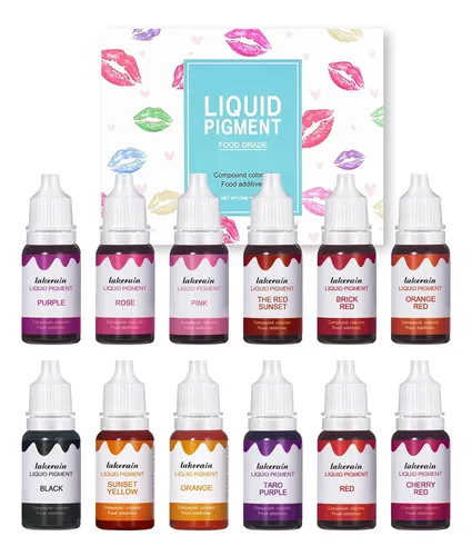 Set De Pigmentos Para Brillo Labial Líquido