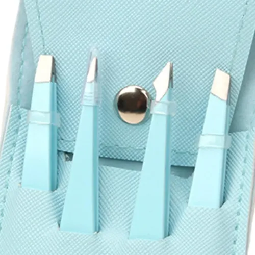 Juego De Coloridos Clips Para Cejas De Acero Inoxidable, Col