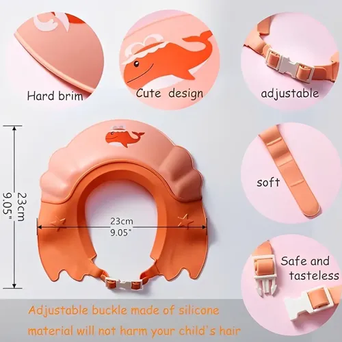 Gorro Sombrero De Baño Ducha Bebés Niños Ballena