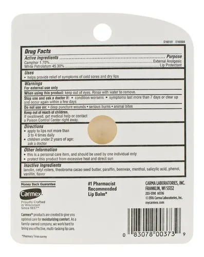 Balsamo Carmex Medicated X 3 Unidades Solo Envió
