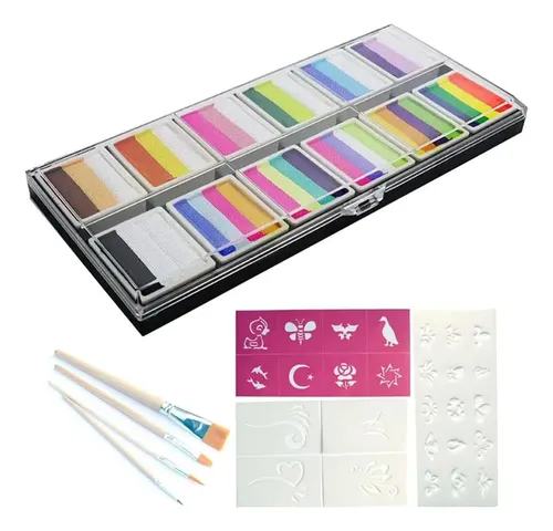 Kit De Pintura Para Niños, Paleta De Pintura Soluble