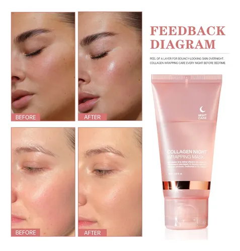 Máscara Facial Nocturna Colágeno 75 Ml Todo Tipo De Piel