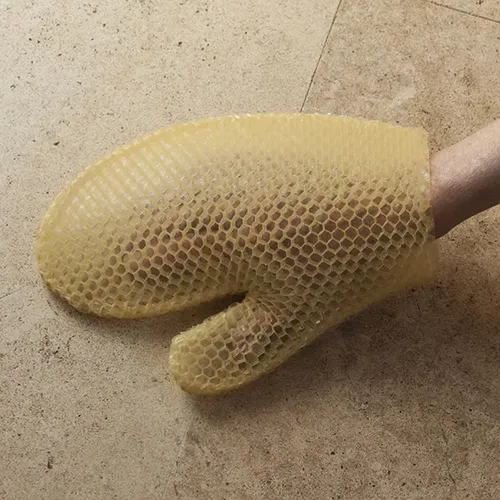 Mitón De Baño Supracor Spa Exfoliante Cuerpo Púrpura