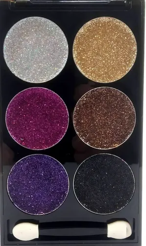Paleta Sombras Ojos Glitter Eyeshadow Tejar Set 3 Unidades