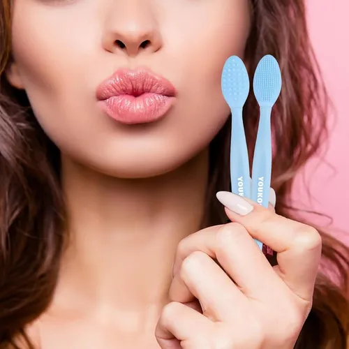 Cepillo Exfoliante De Labios Youkool Doble Cara Silicona