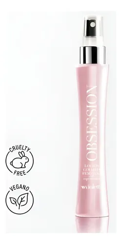 Perfume Locion Colonia Femenina Obsession Violetta 60ml