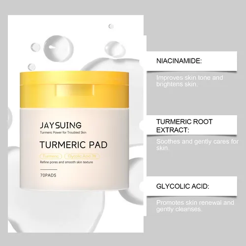 Almohadillas Limpiadoras De Poros Con Cúrcuma Jaysuing -,