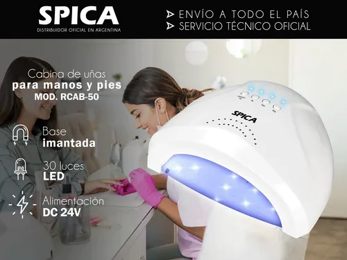 Cabina De Uñas 48w Profesiona Luz Led Secador Uv Manos Pies