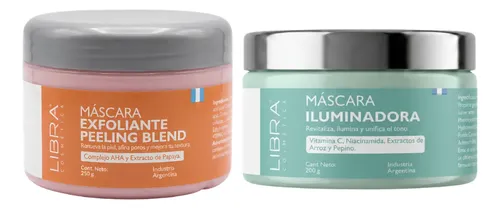 Libra Kit Mascara Iluminadora + Exfoliante Peeling 250g