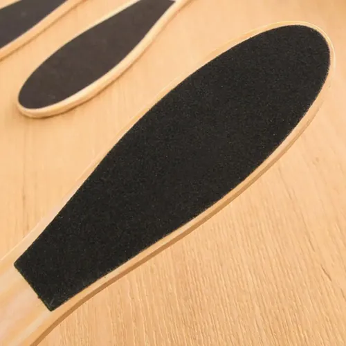 2 Piezaslimas Para Pies Doble Cara De Madera Pedicura Z //