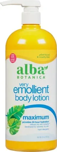 Alba Botanica Loción Corporal Muy Emoliente, Máxima Esqui…
