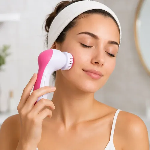 Cepillo Facial Limpieza Profunda 5 En1 Masajeador Exfoliante
