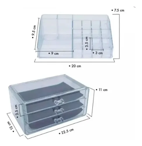 Organizador Acrílico Para Maquillaje Porta Cosméticos