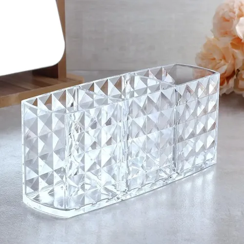 Organizador De Brochas De Maquillaje De Plástico Con Forma D