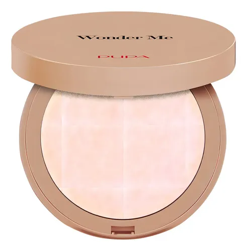 Iluminador Compacto Pupa Wonder Me Glow Highlighter Tono Del Maquillaje 101 Rose Gold