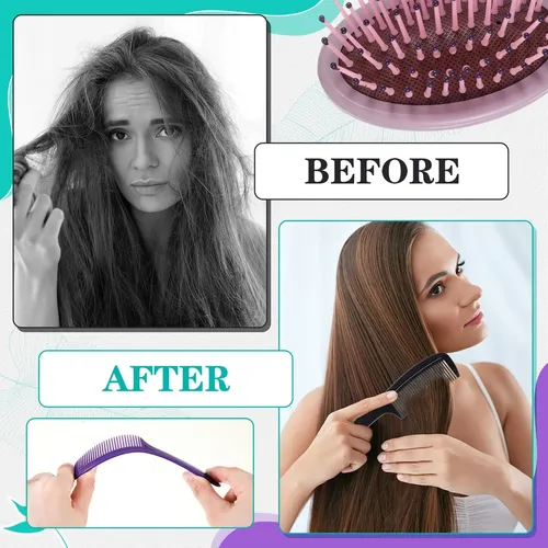 Filltouch Juego 48 Mini Cepillos Y Peines Para El Cabello