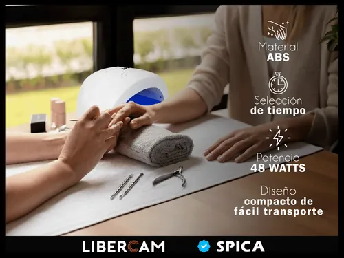 Cabina De Uñas 48w Profesiona Luz Led Secador Uv Manos Pies