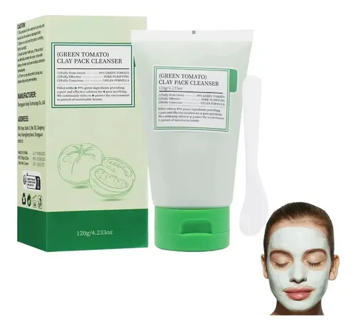 .mascarilla De Tomate Verde, Mascarilla Facial De Arcilla