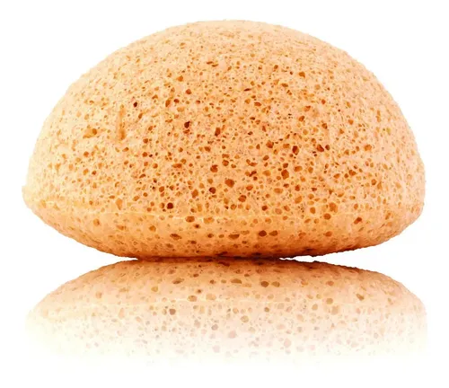 Konjac Esponja Facial Fina Arcilla Amarilla Francesa Natural