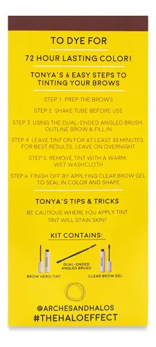 Kit De Tinte Arches & Halos Brow Hero, Semipermanente, Color