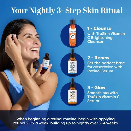 Sérum Truskin Retinol Para Rostro Antienvejecimiento, 60 Ml,