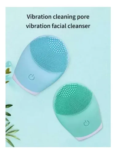 Mini Masajeador Facial Eléctrico De Silicona Rosa