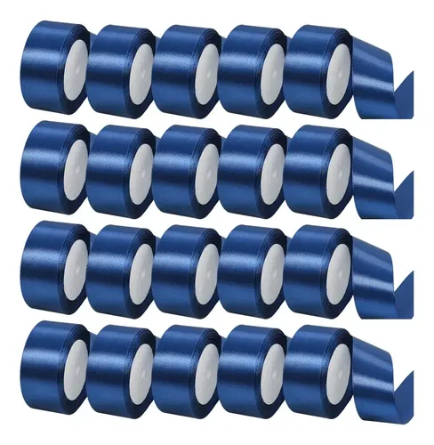20 Rollos De Liston Decorativa De 4 Cm De Ancho, Largo 45 Ze