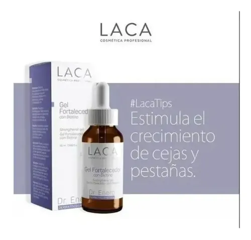 Gel Fortalecedor con biotina Dr. Enero Laboratorio Laca para pestañas, cejas y uñas