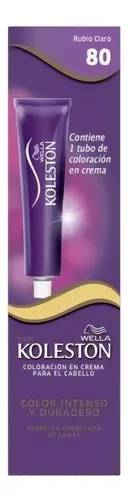 Tintura Permanente Koleston Single Tono 80 Rubio Claro 50g
