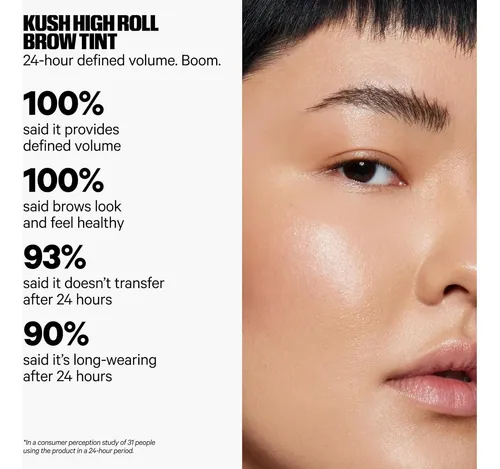 Gel De Cejas Kush High Roll Deep Brown 24 Hr Agua Resistente
