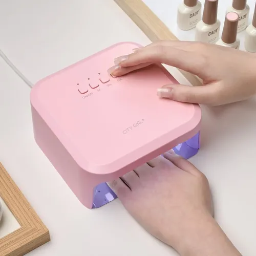 Cabina Lámpara Uv Led 48w City Girl Uñas Gelificadas