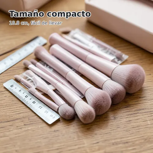 Set De 13 Brochas De Maquillaje Para Principiantes, Cerdas