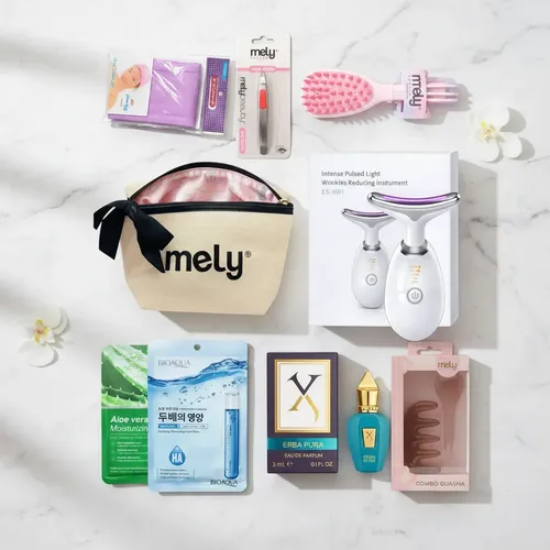 Kit Completo De Cuidado Facial Con Accesorios Y Neceser