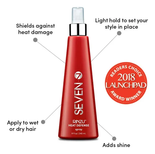 Spray Protector Térmico Para Cabello Seven Haircare Rinzu 24