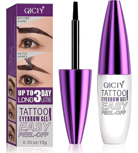 Gel De Cejas Tattoo, Qiciy, Duradero Y A Prueba De Agua