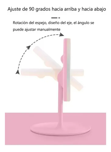 ** ** Espejo De Maquillaje Led Con Luz Natural Y Diseño **