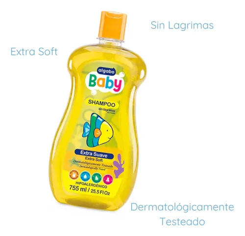 Shampoo Para Bebe Extra Suave 755 Ml Baby Algabo