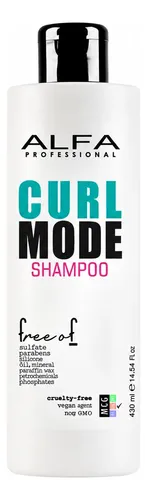 Alfa Shampoo Curl Mode Curly Girl Rulos Ondas Crspos 430ml