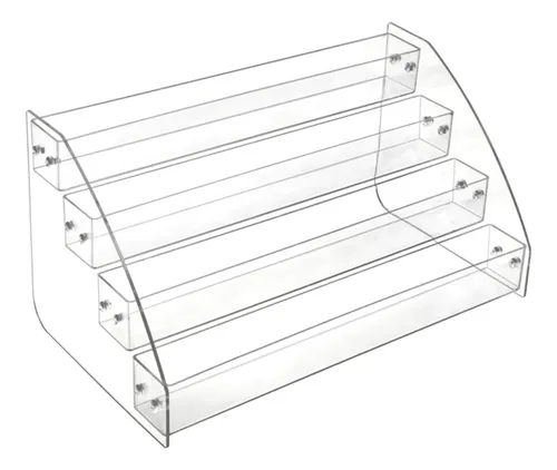 Organizador De Cosméticos Con Soporte Acrílico Para Tarjetas