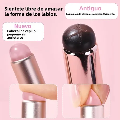 Lip Brush For Lipstick,2 Pcs Silicone Lip Brushes,lip Makeup