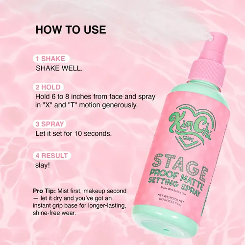 Kimchichic Spray Fijador Matte Stage Proof 107 Ml